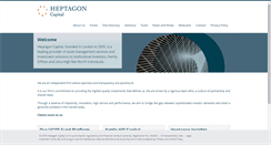 Desktop Screenshot of heptagon-capital.com