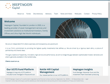 Tablet Screenshot of heptagon-capital.com